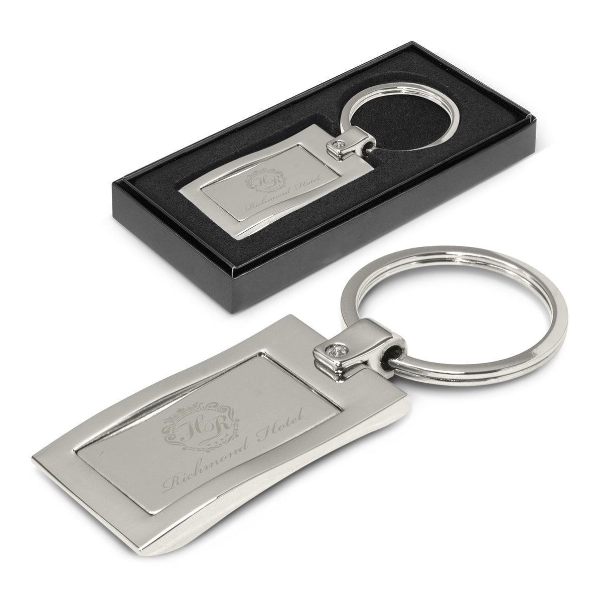 Wave Metal Key Ring - Main