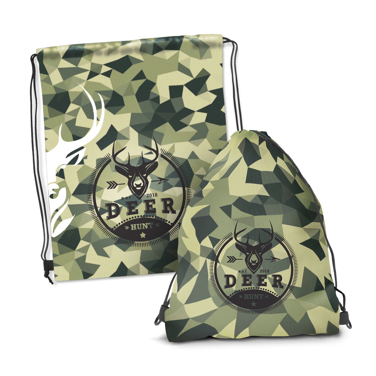 Drawstring Backpack - Full Colour - Main
