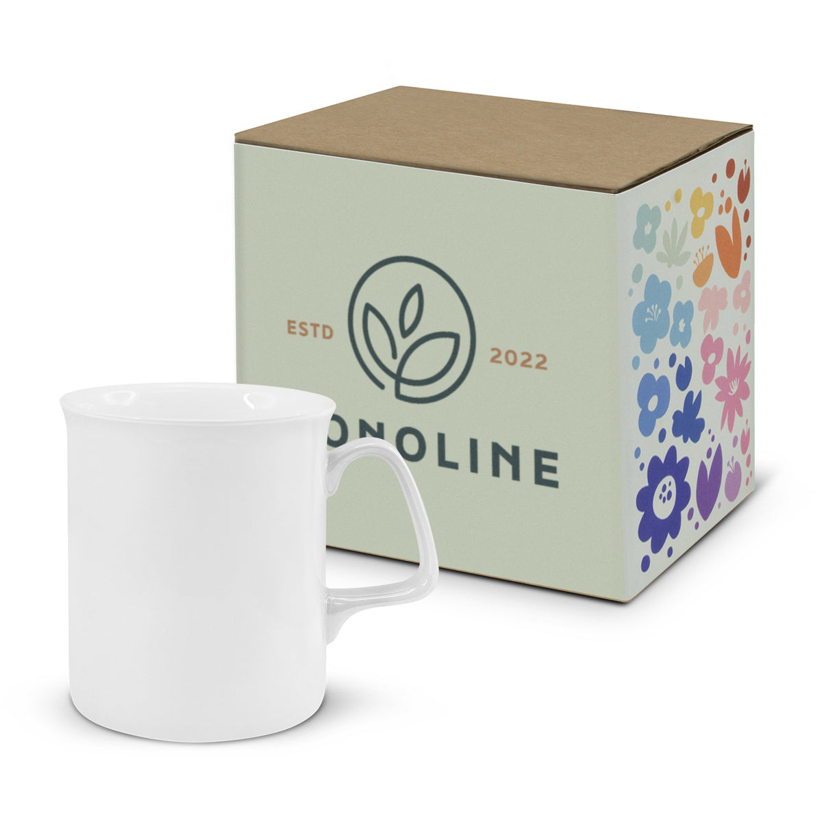 Chroma Bone China Coffee Mug - Gift Box Sleeve