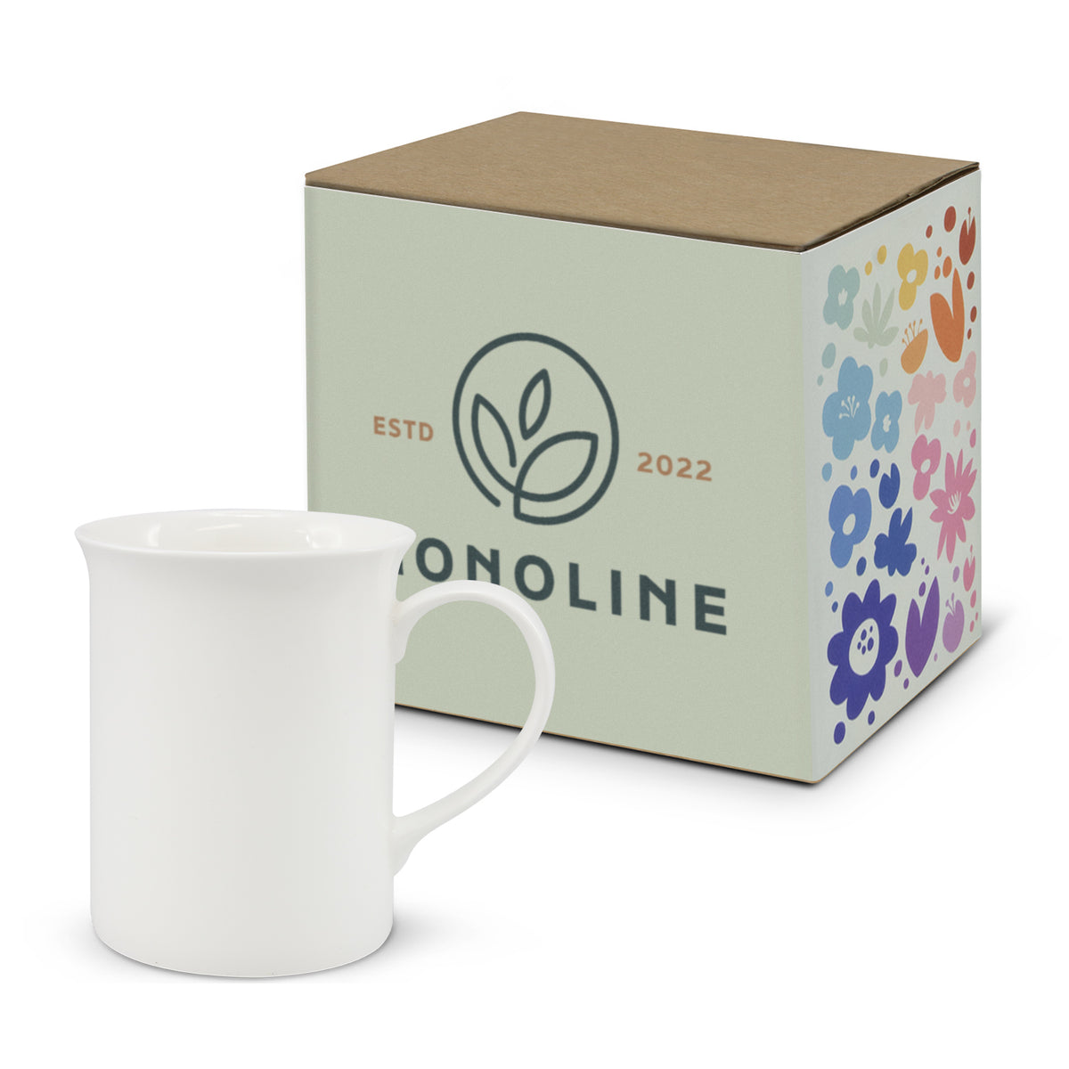 Vogue Bone China Coffee Mug - Gift Box Sleeve