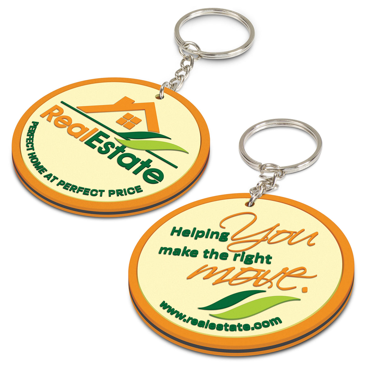 PVC Key Ring Small - Both Sides Moulded - Main