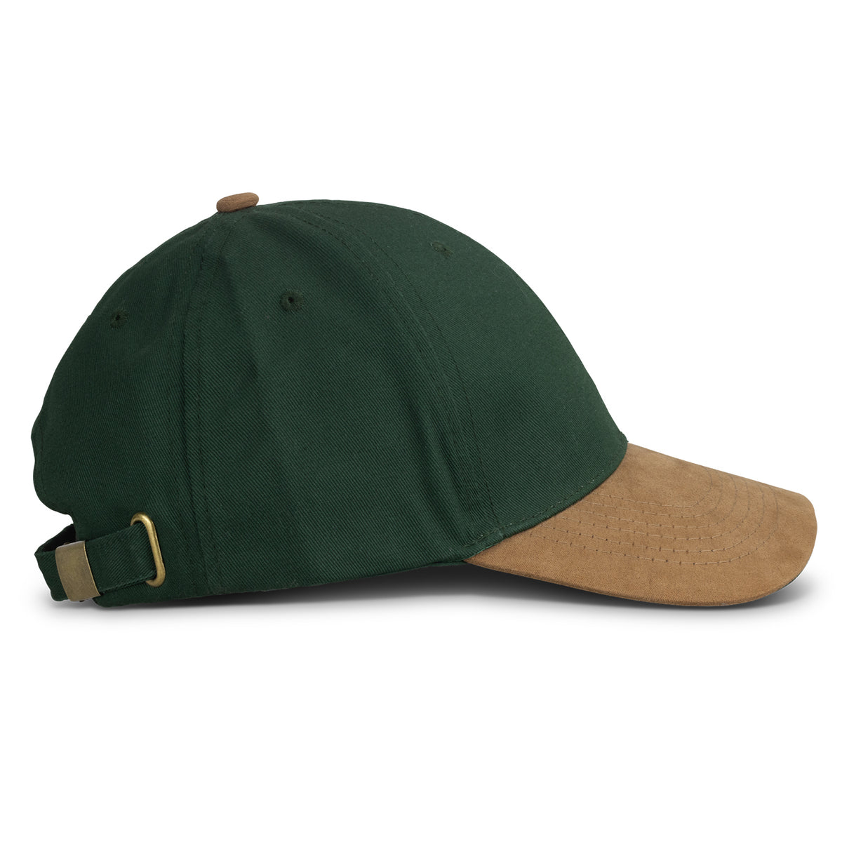 Outback Suede Peak Cap - Side
