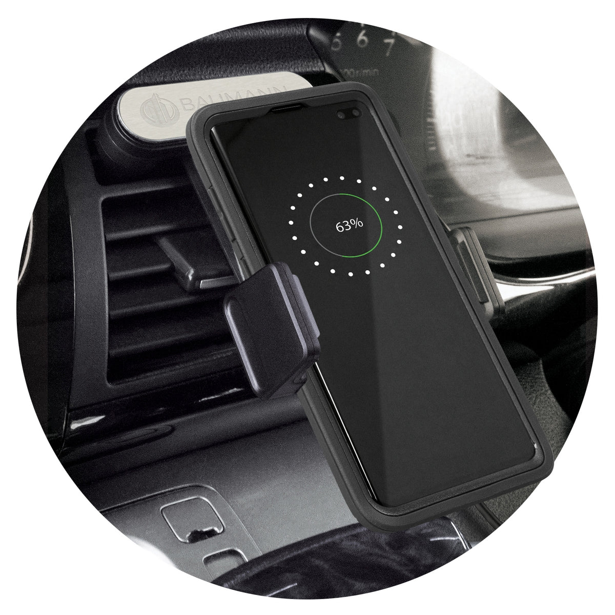 Zamora Wireless Charging Phone Holder - Feature