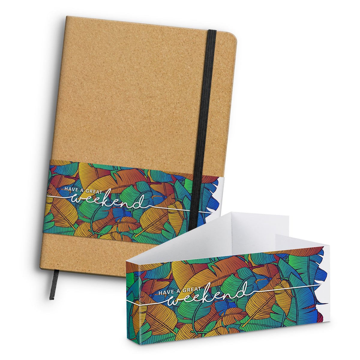 Somerset Cork Notebook - Belly Band