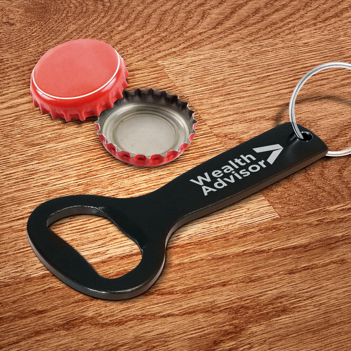 Bristol Bottle Opener Key Ring - Feature
