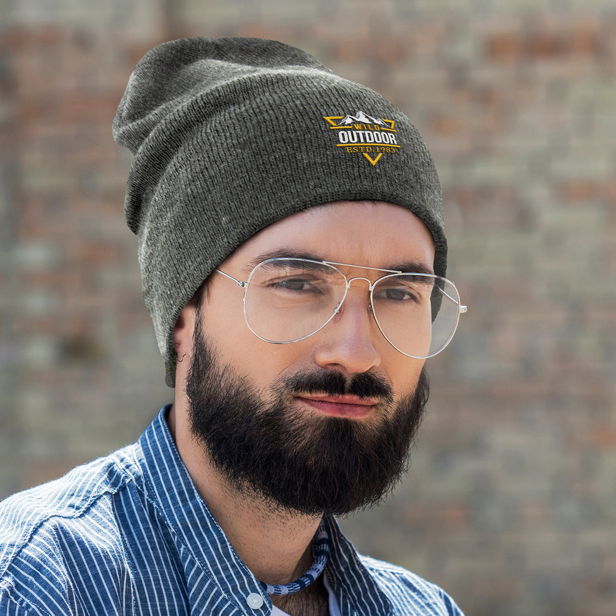 Heather Slouch Beanie - Feature