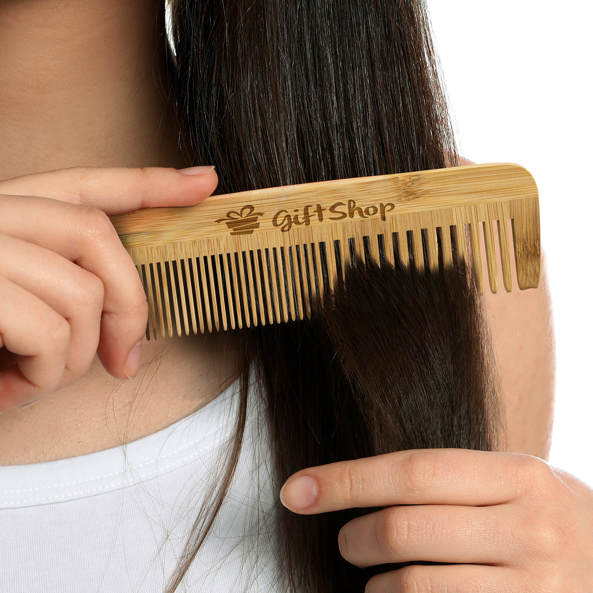 Bamboo Hair Comb - Feature