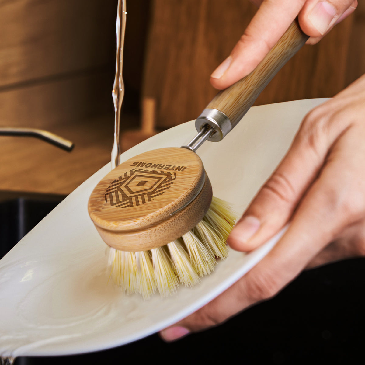 Bamboo Dish Brush - Feature