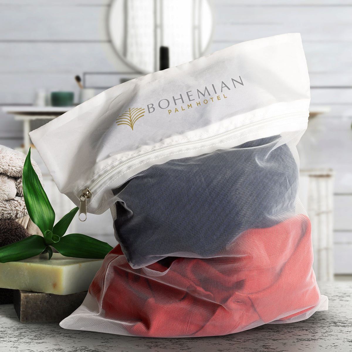 Mesh Laundry Bag - Black