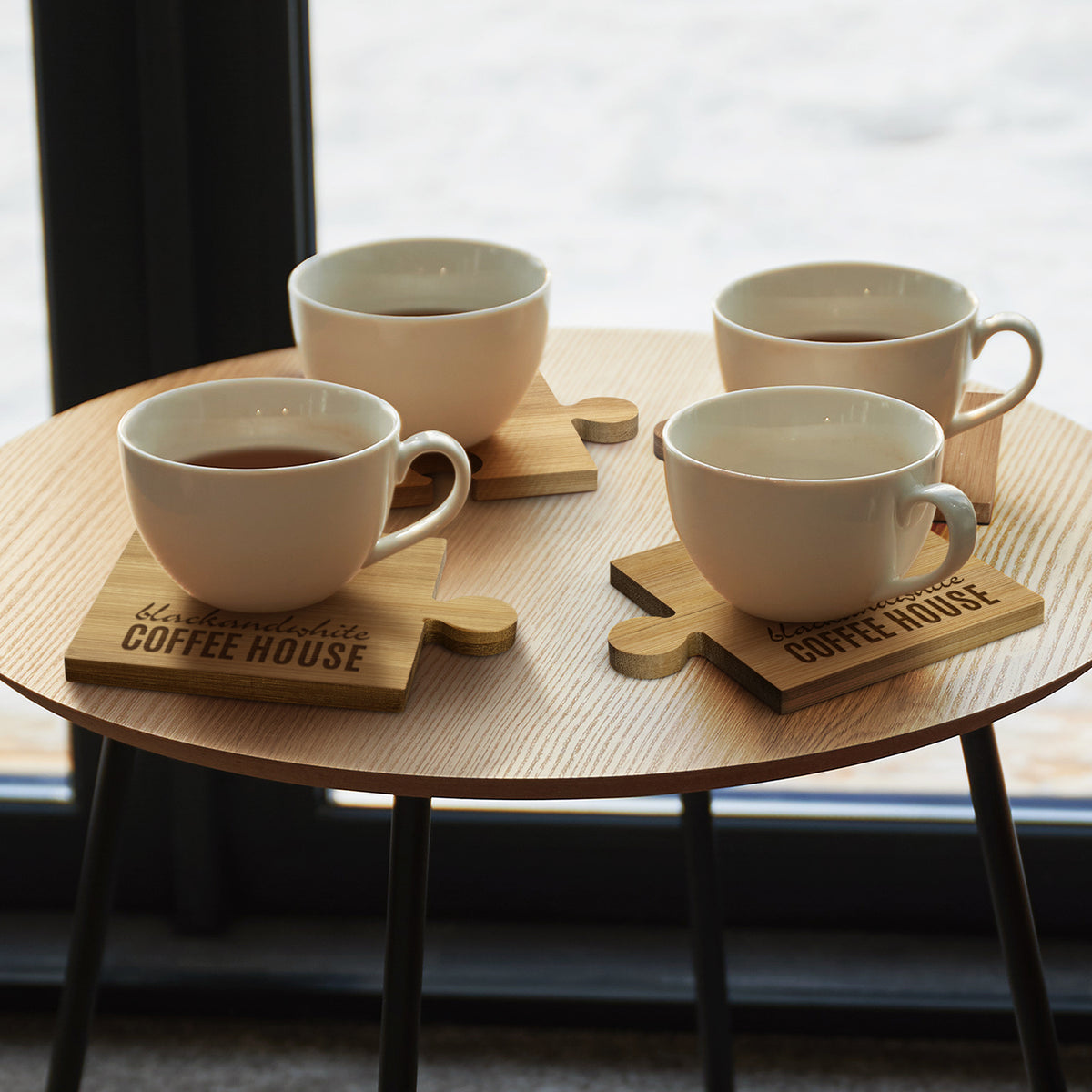 NATURA Puzzle Coaster - Set of 4 - Feature