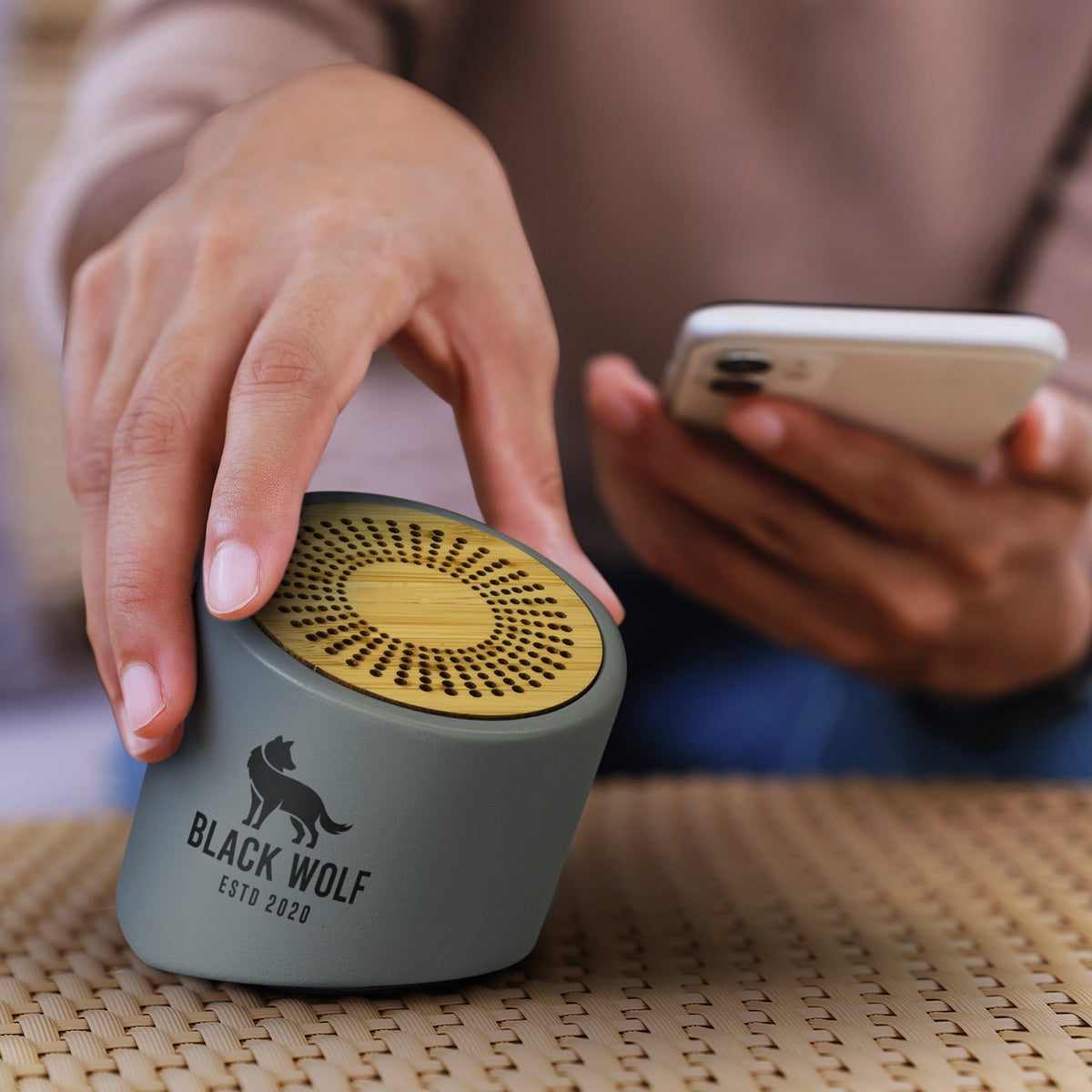 NATURA Limestone Bluetooth Mini Speaker - Feature