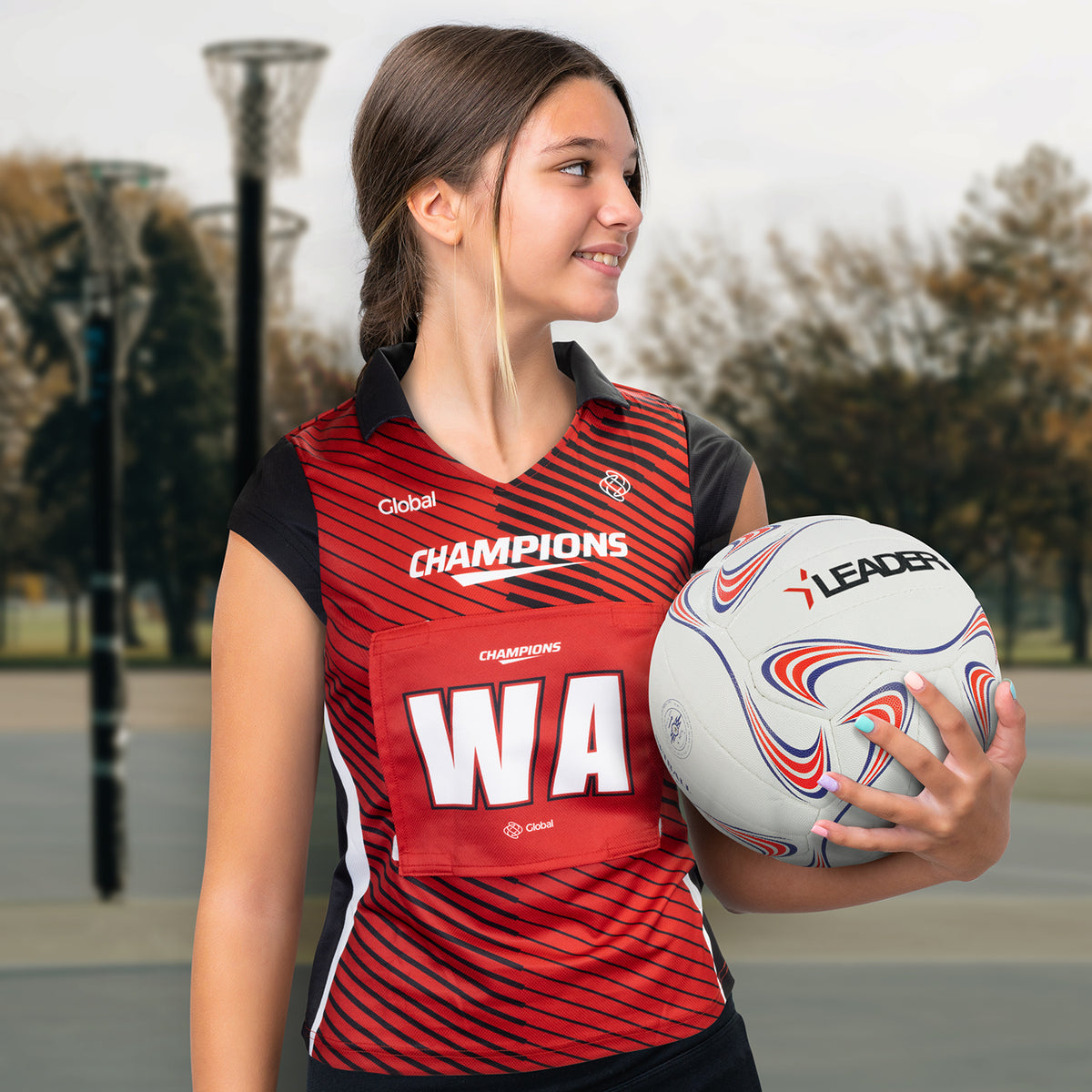 Custom Womens Netball Bib - Feature