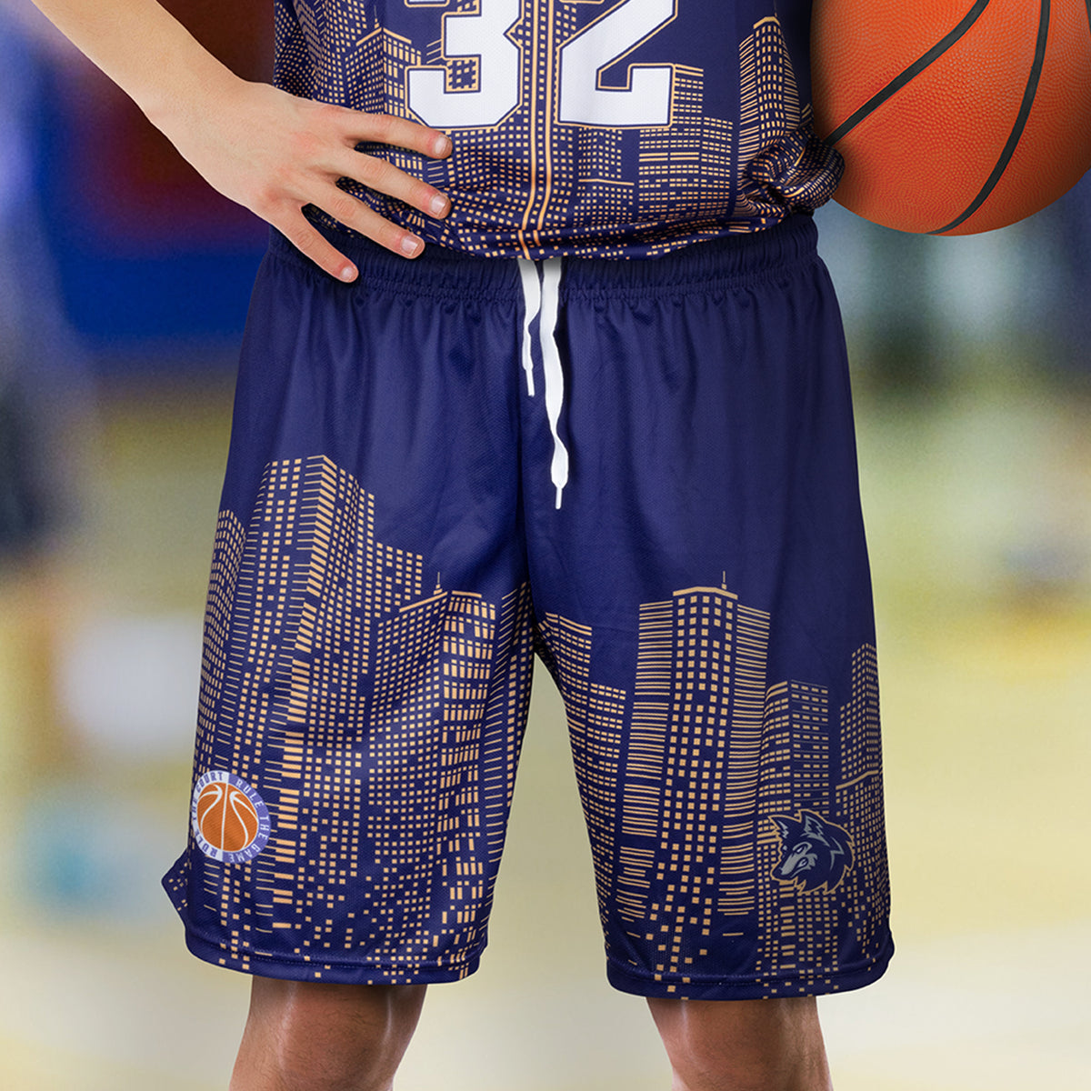Custom Mens Basketball Shorts - Feature