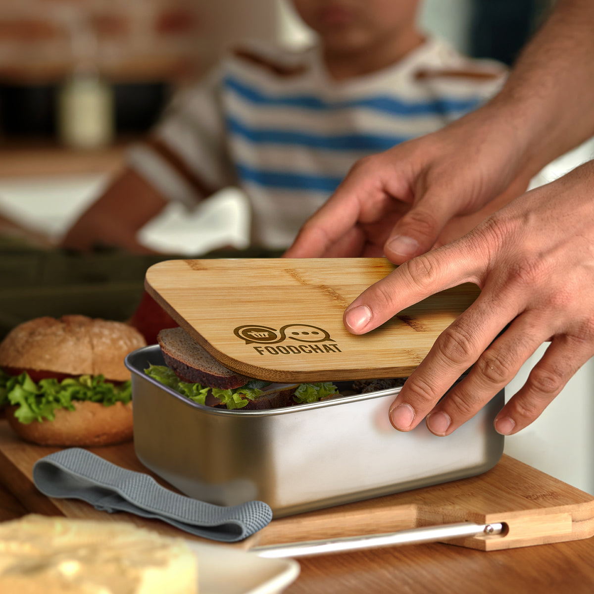 NATURA Stainless Steel Lunch Box - Feature