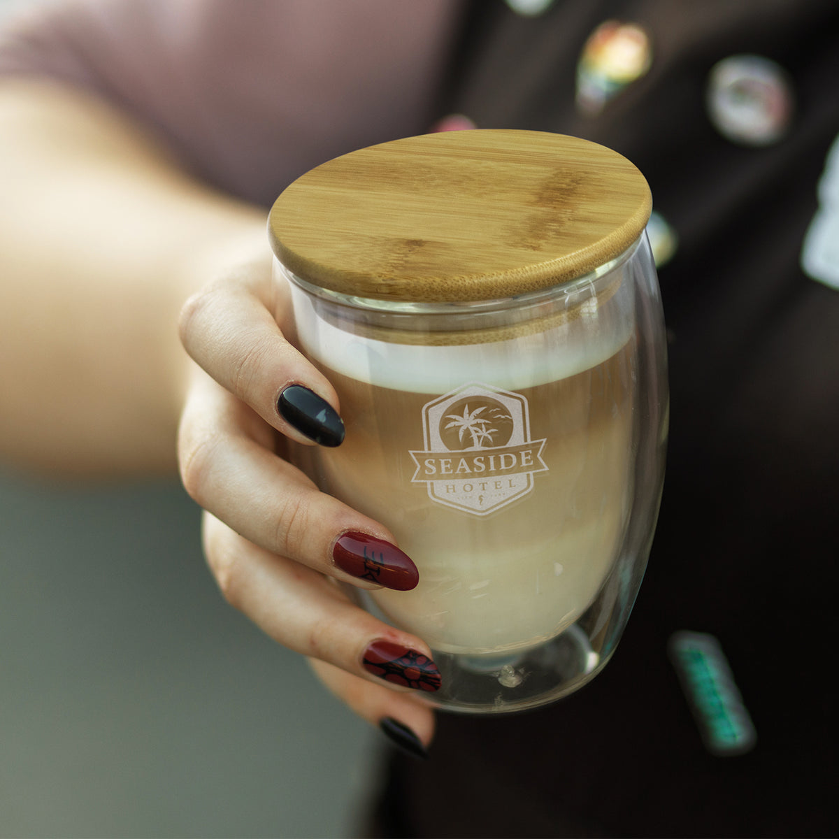 NATURA Azzurra Glass Cup - 350ml - Feature
