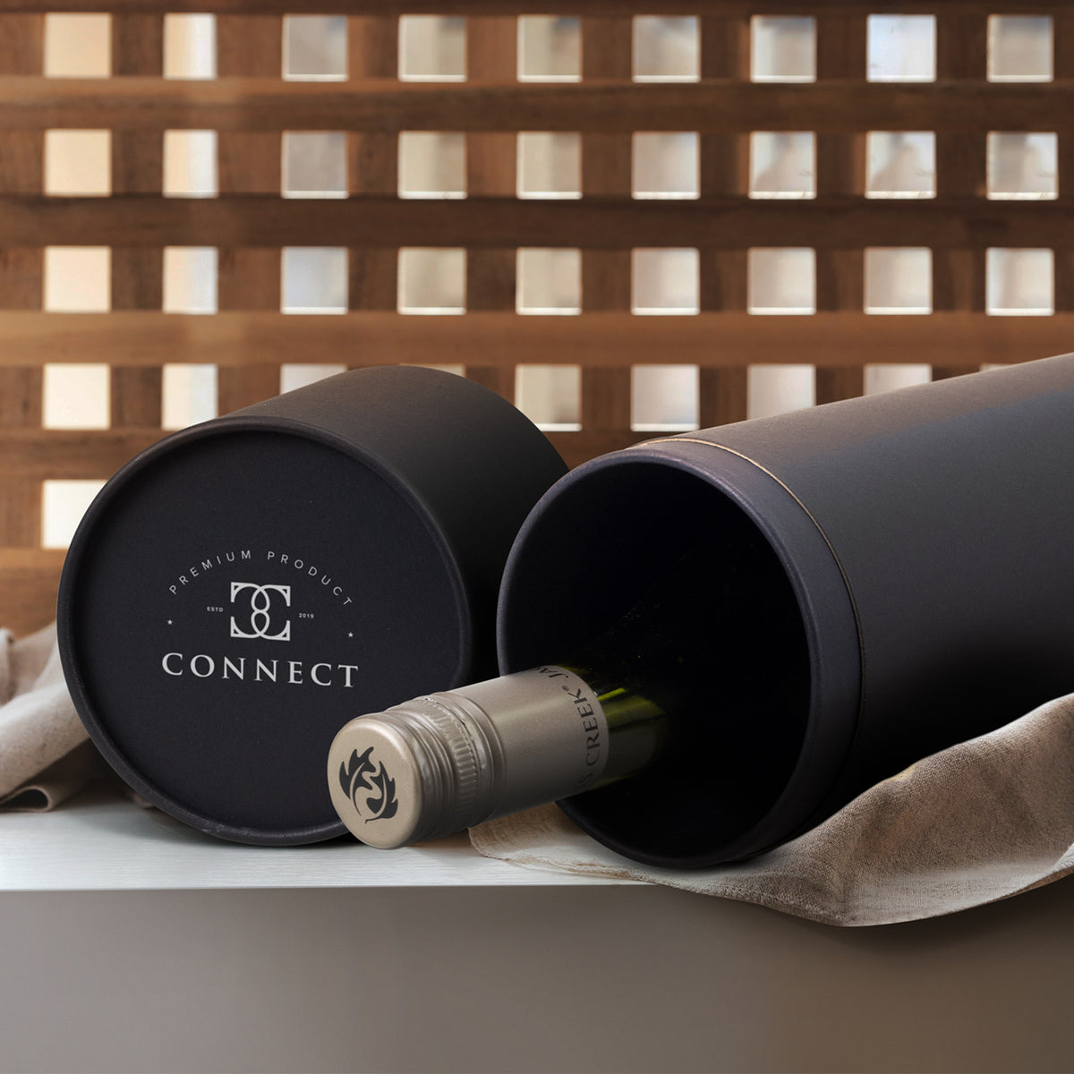 Wine Bottle Gift Tube - Feature