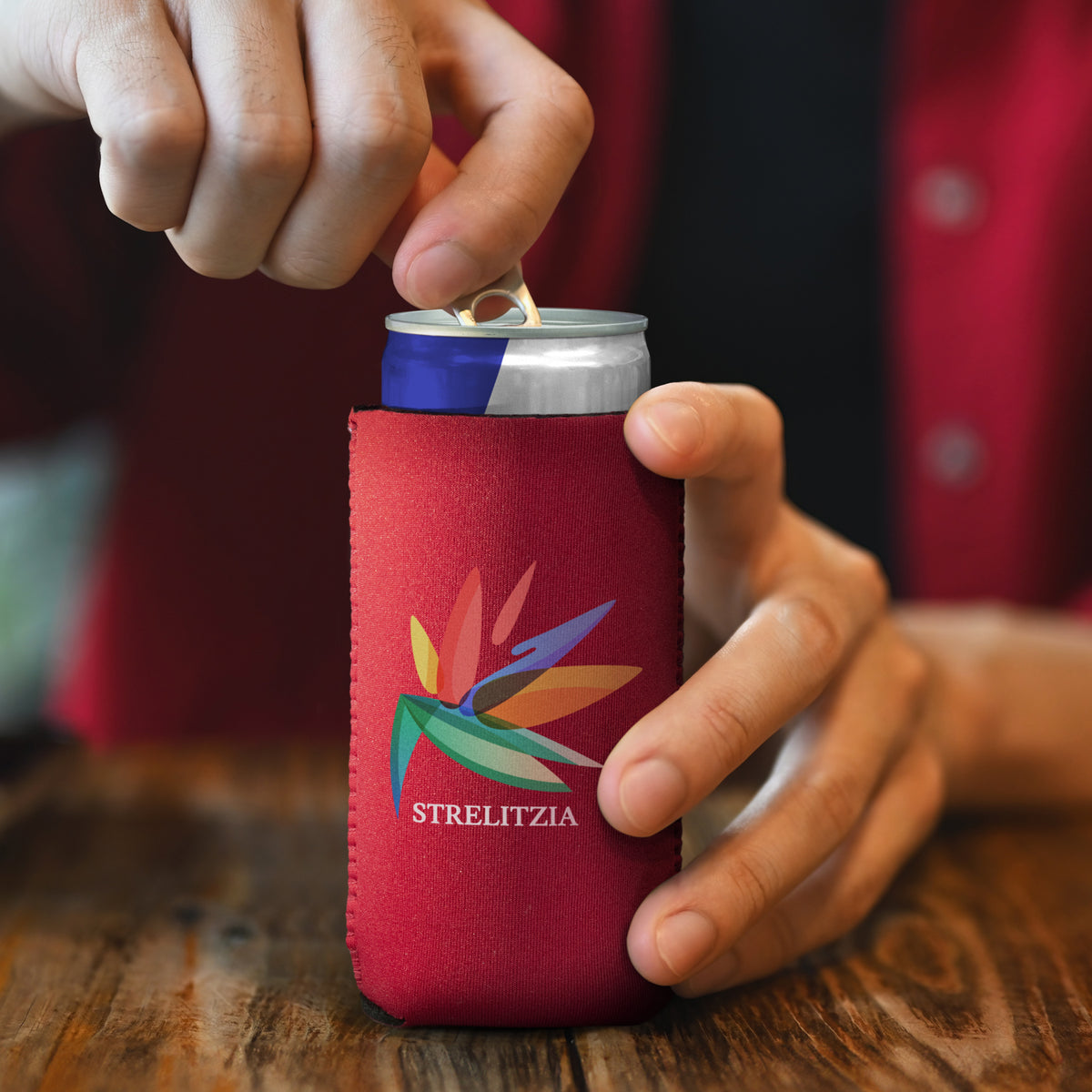 Bergen Slim Can Cooler - Feature