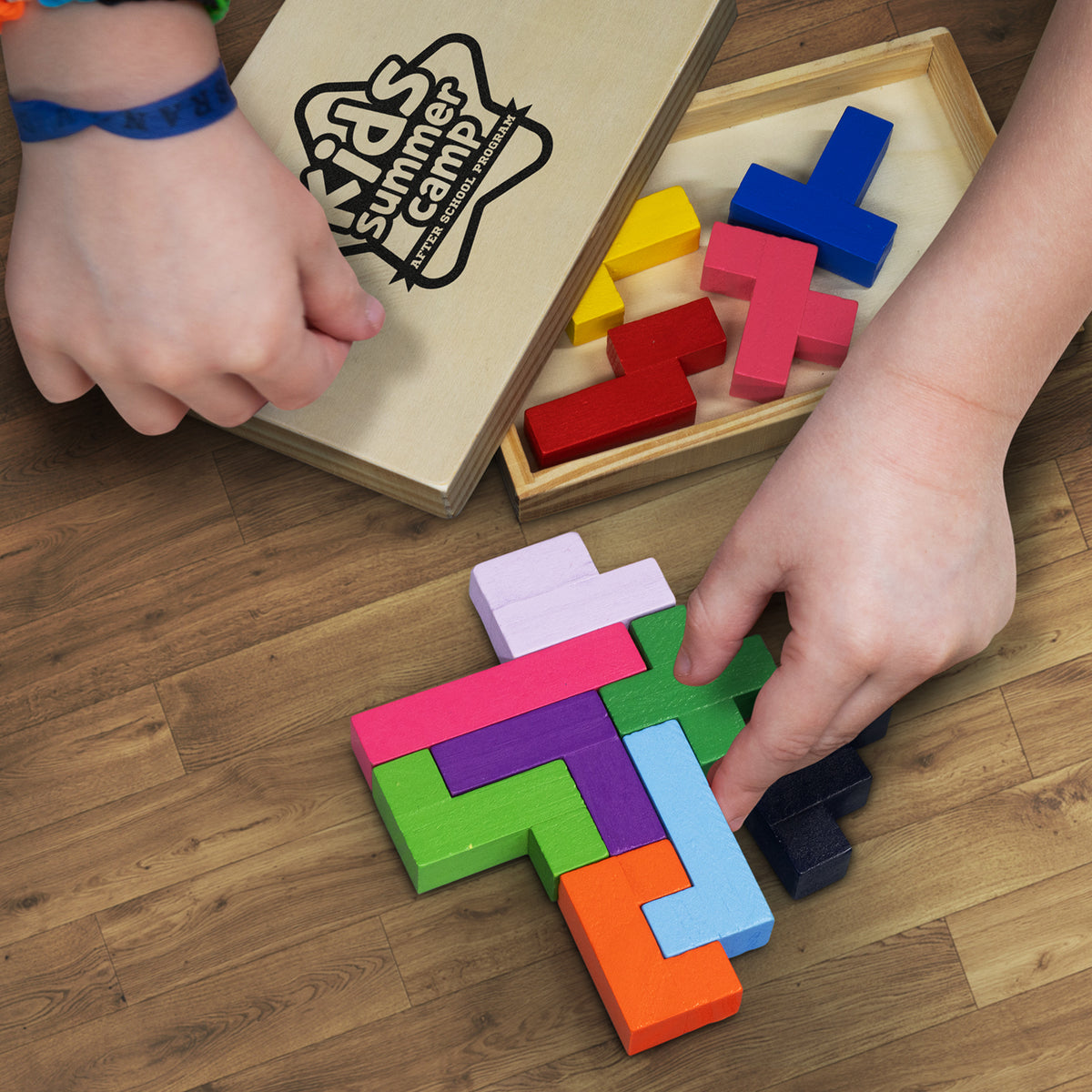 Pentomino Wooden Puzzle - Feature