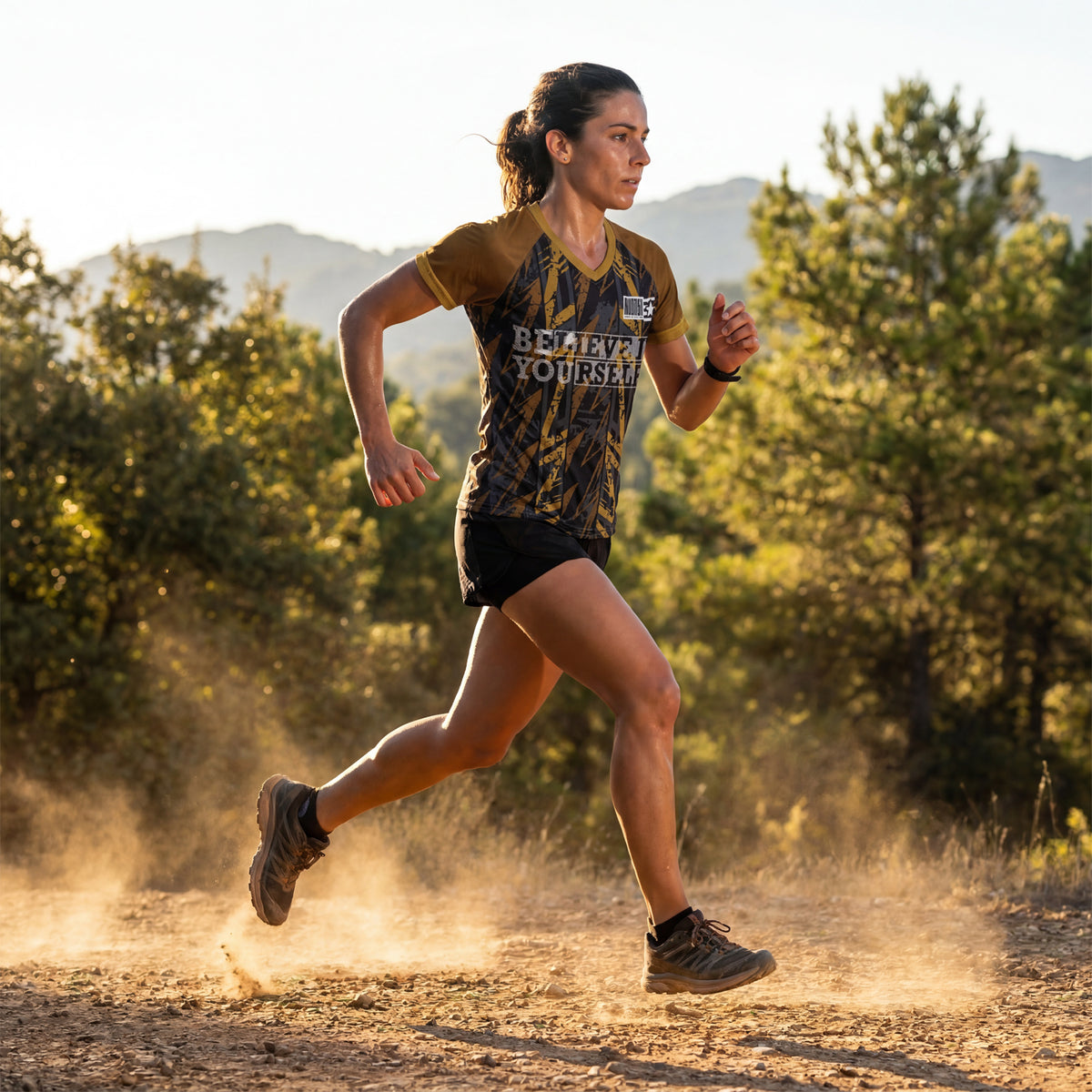 Custom Womens Active V-Neck T-Shirt - Feature
