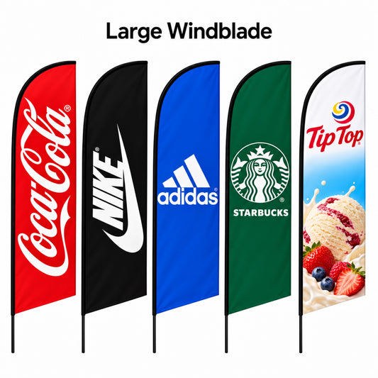 Wind Blade Flags – product view 2