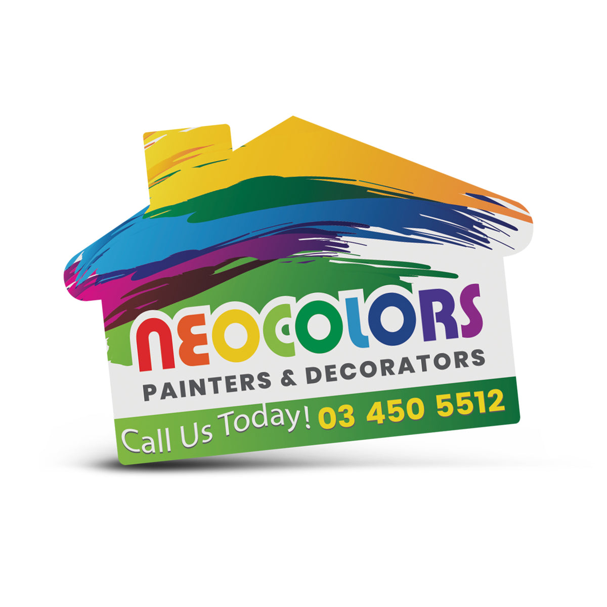 AD Labels 70 x 50mm - House Shaped - Main