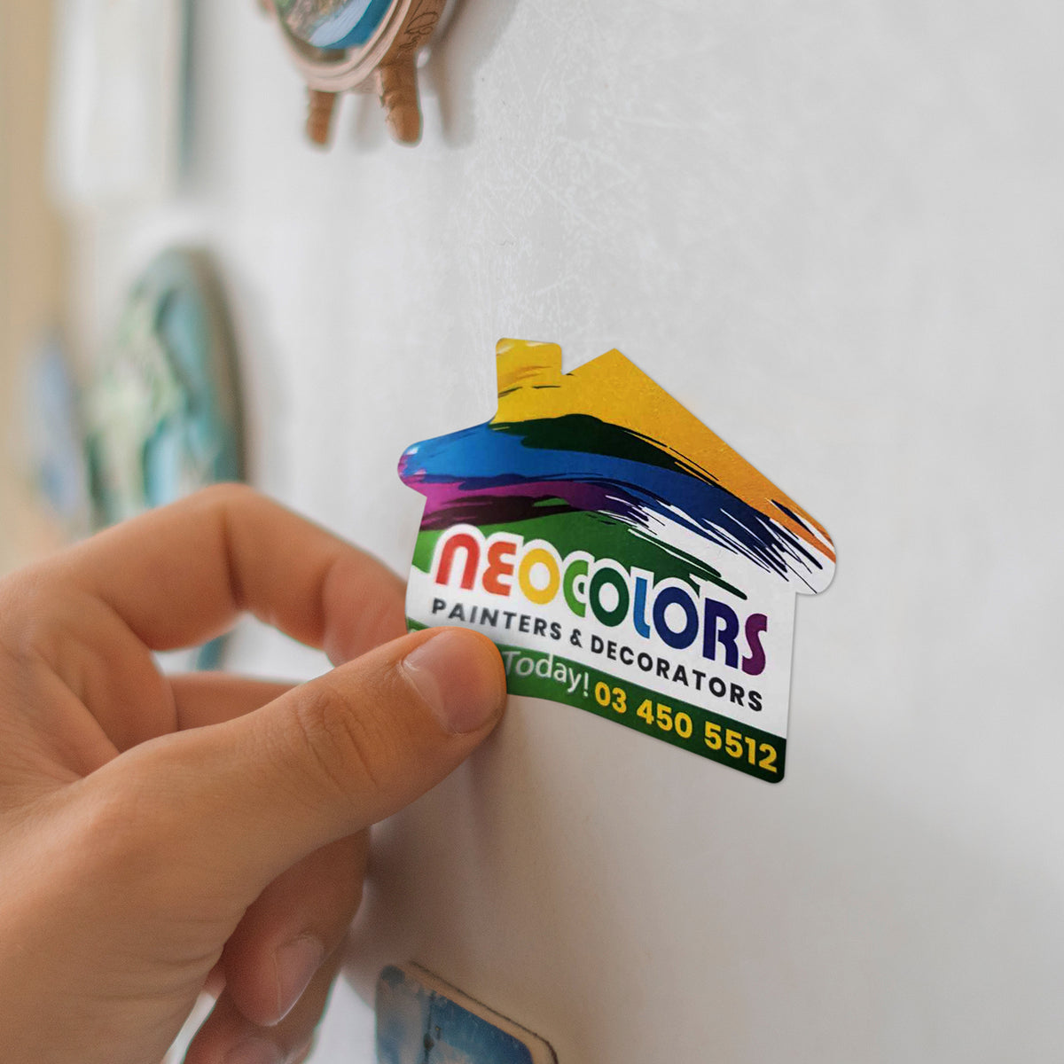 AD Labels 70 x 50mm - House Shaped - Feature
