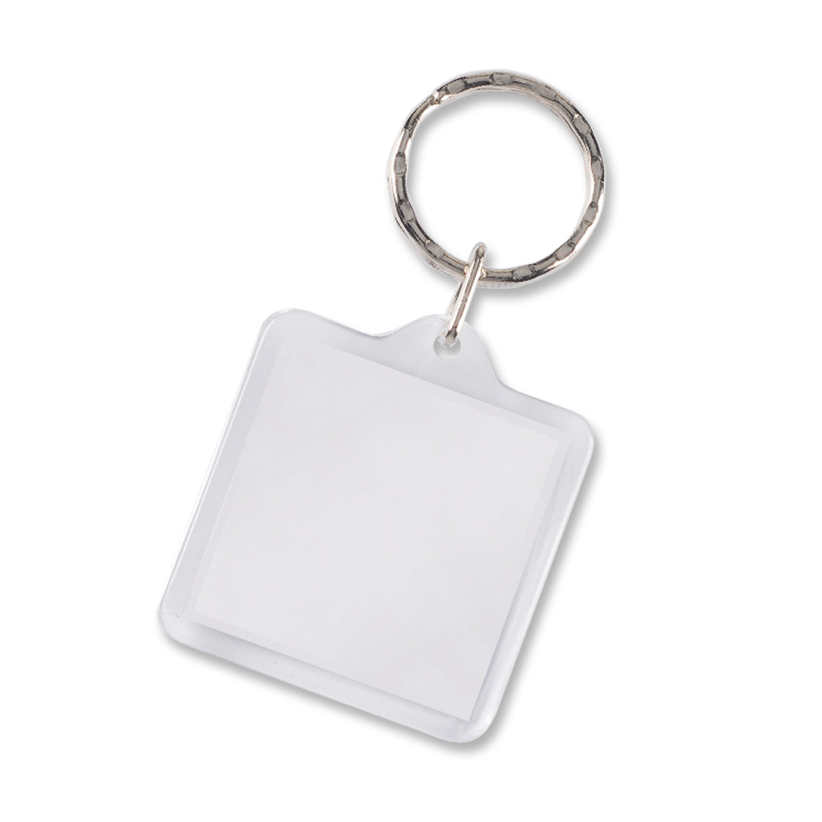 Lens Key Ring - Square - Clear