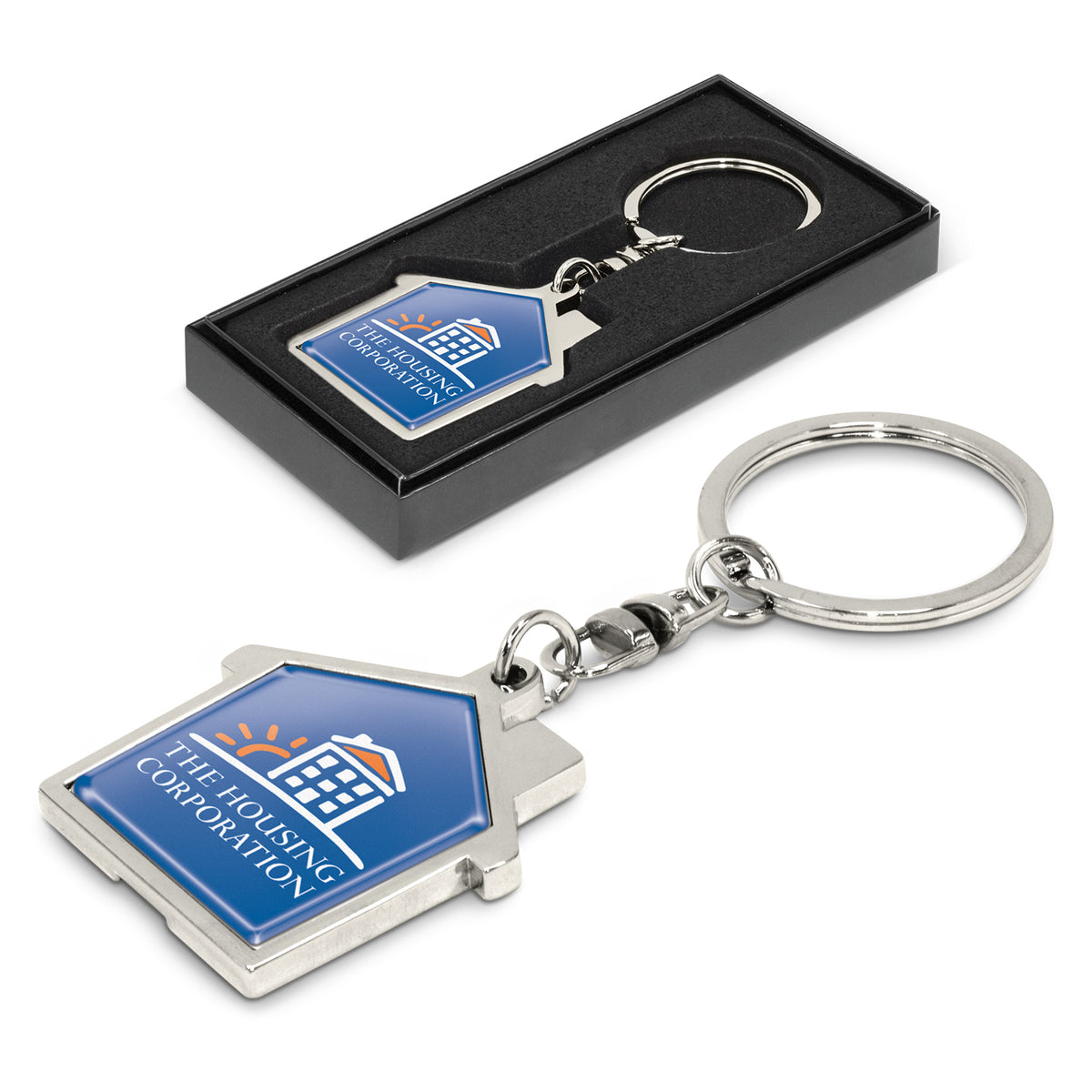 House Metal Key Ring - Main