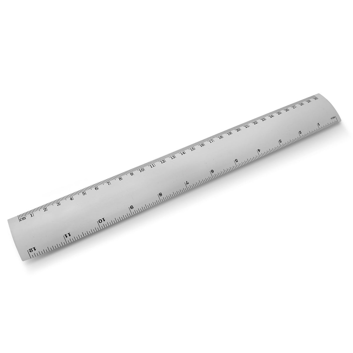 Metal Ruler - 30cm - Silver