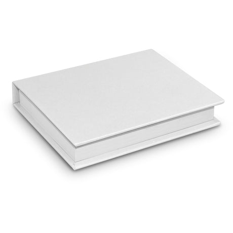Hard Cover Notes and Flags - White