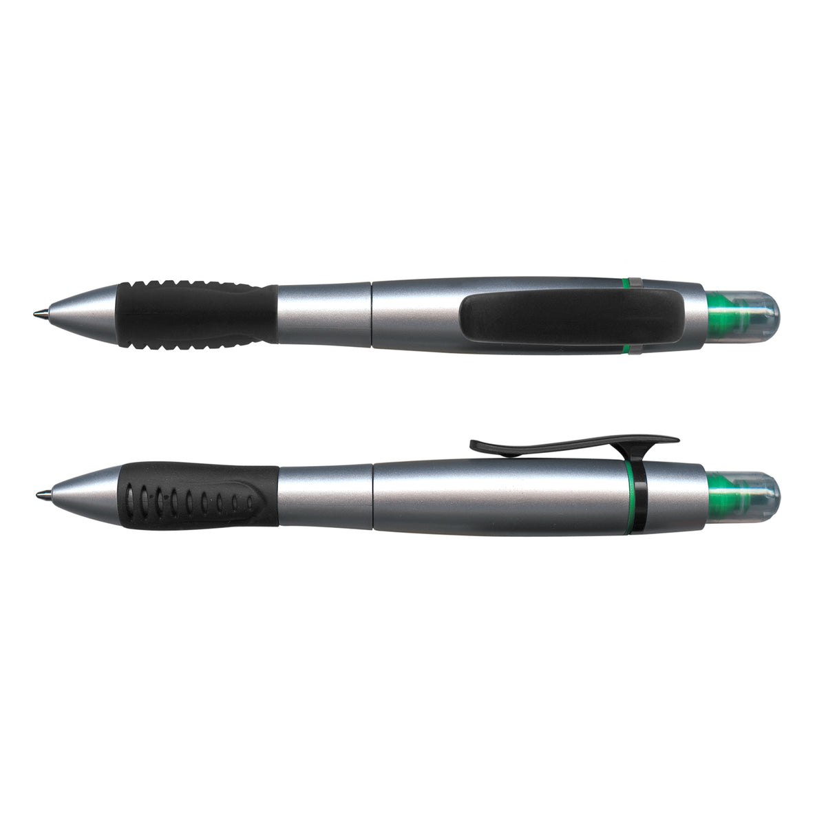Duo Pen with Highlighter - Green