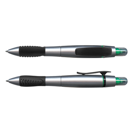 Duo Pen with Highlighter - Green