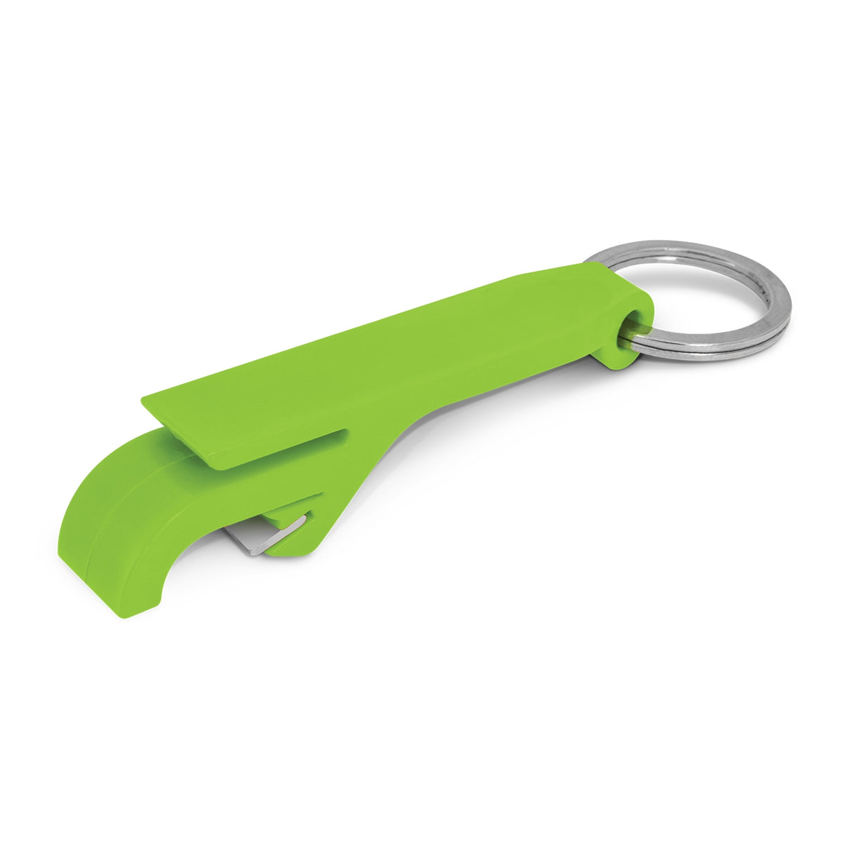 Snappy Bottle Opener Key Ring - Bright Green