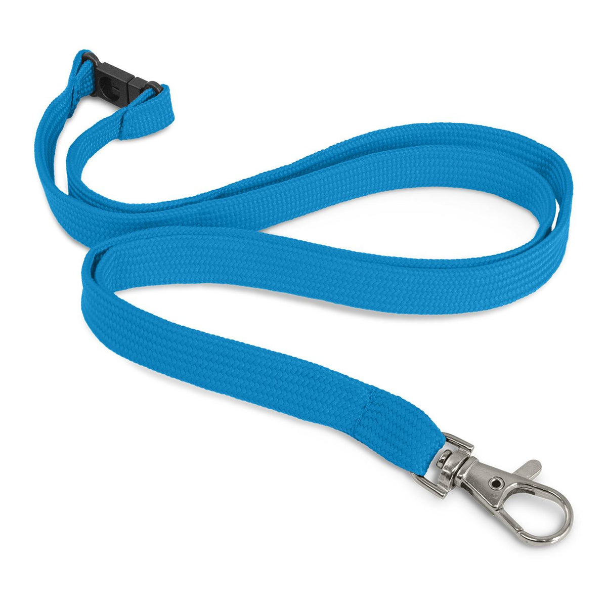 Custom Printed Lanyard - 12mm - Light Blue