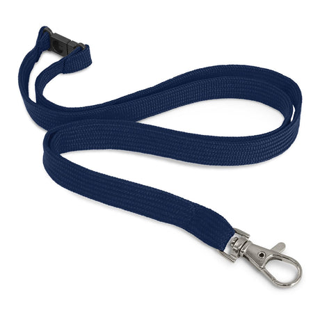 Custom Printed Lanyard - 12mm - Navy