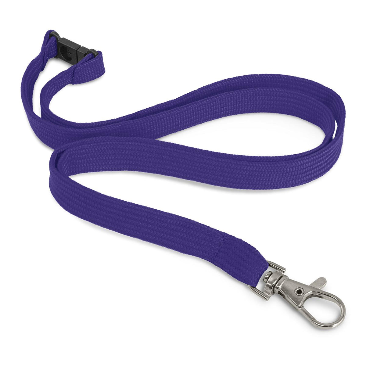 Custom Printed Lanyard - 12mm - Purple