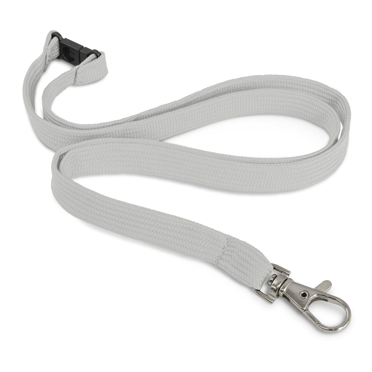 Custom Printed Lanyard - 12mm - Grey