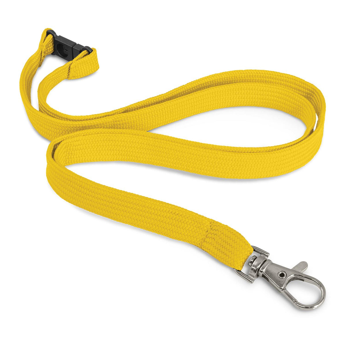 Custom Printed Lanyard - 12mm - Yellow