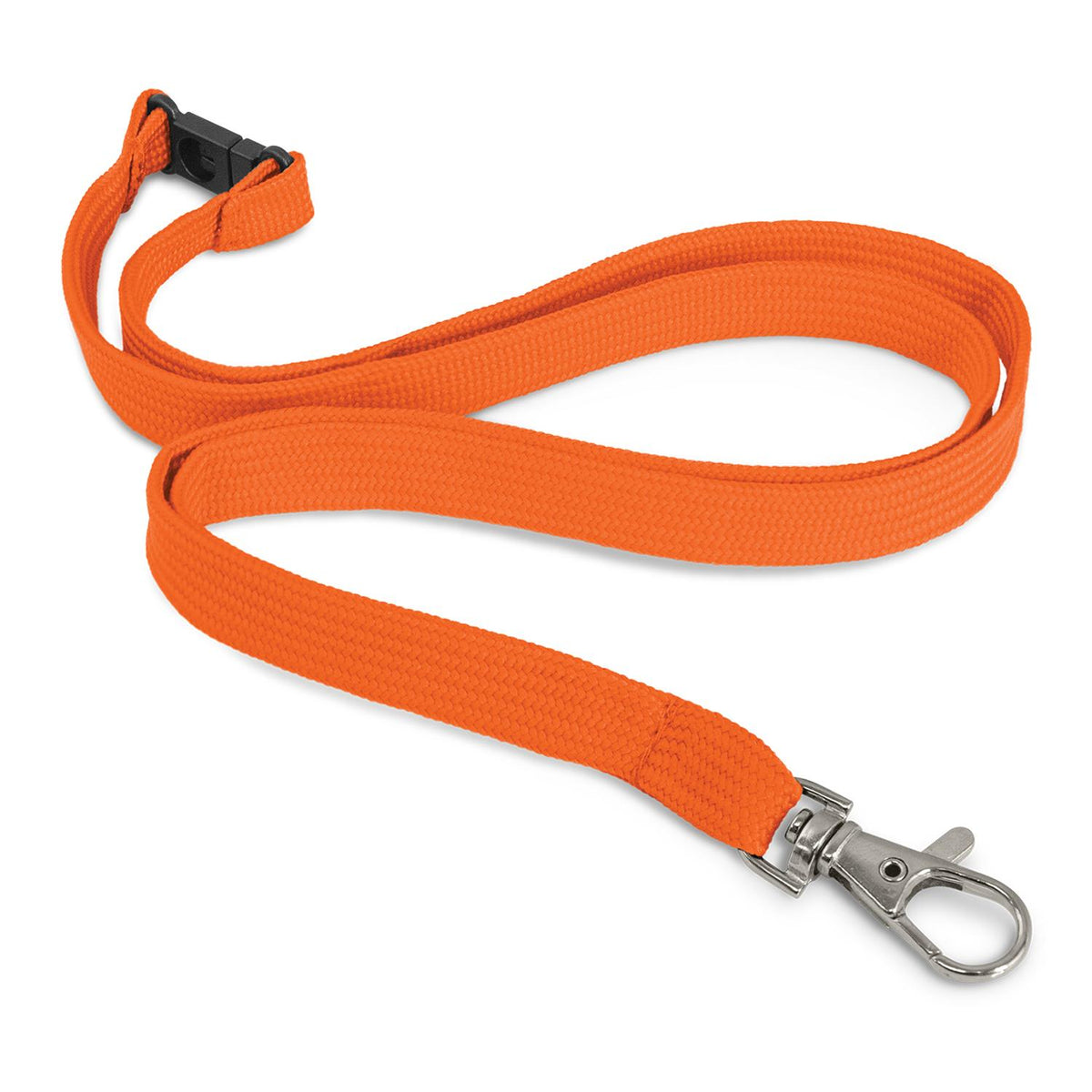 Custom Printed Lanyard - 12mm - Orange