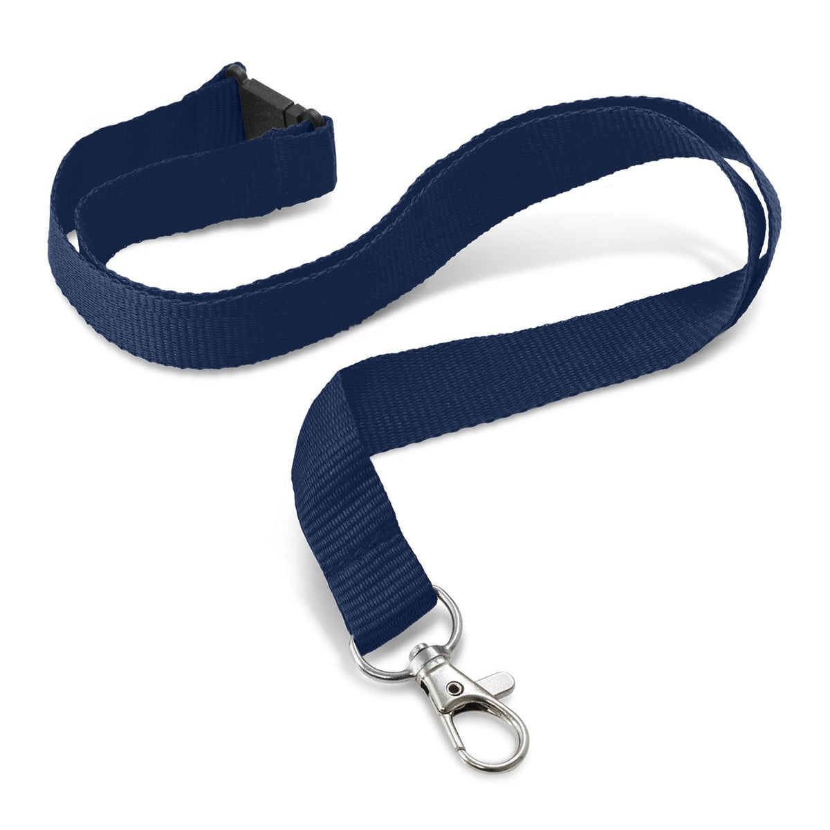 Custom Printed Lanyard - 16mm - Navy