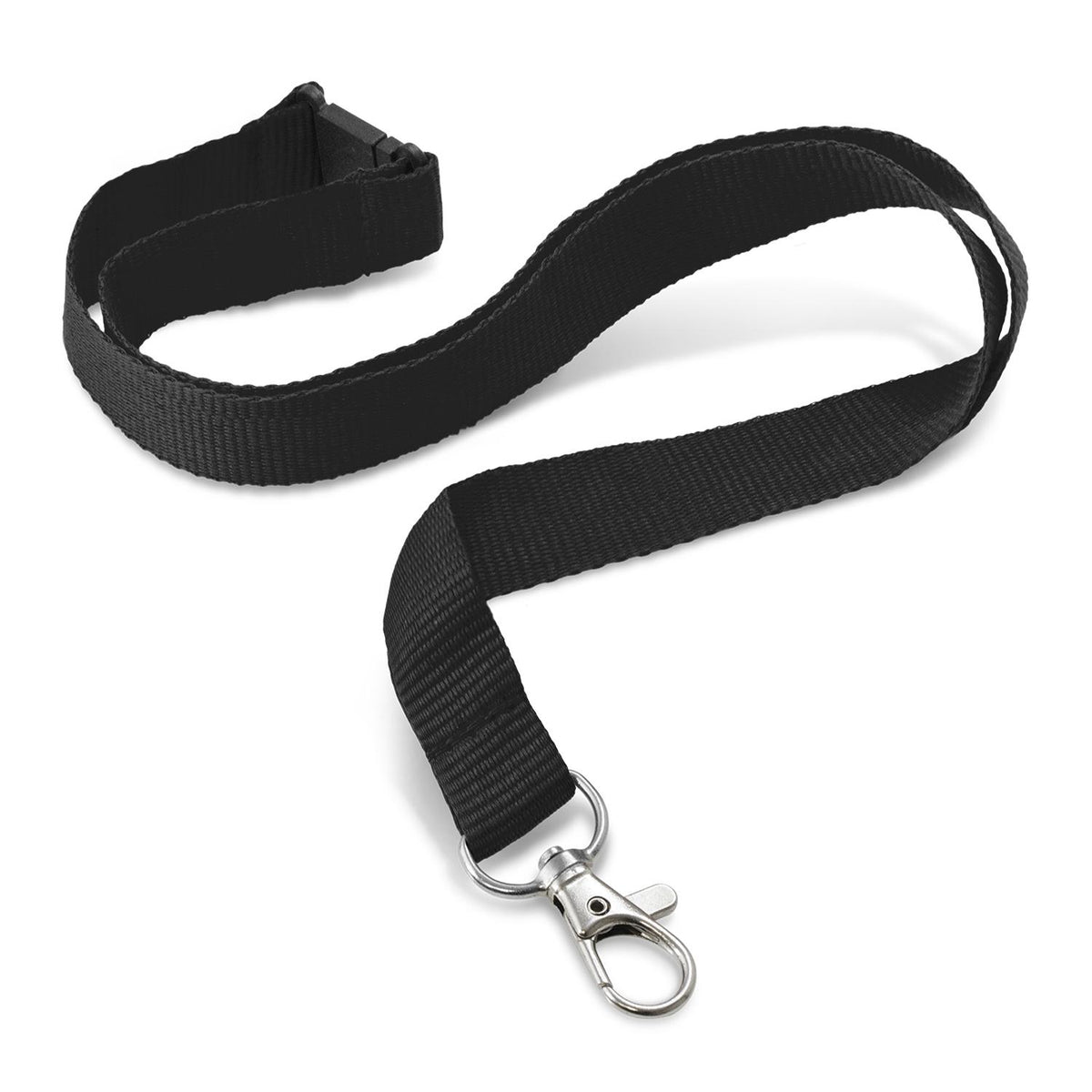 Custom Printed Lanyard - 16mm - Black