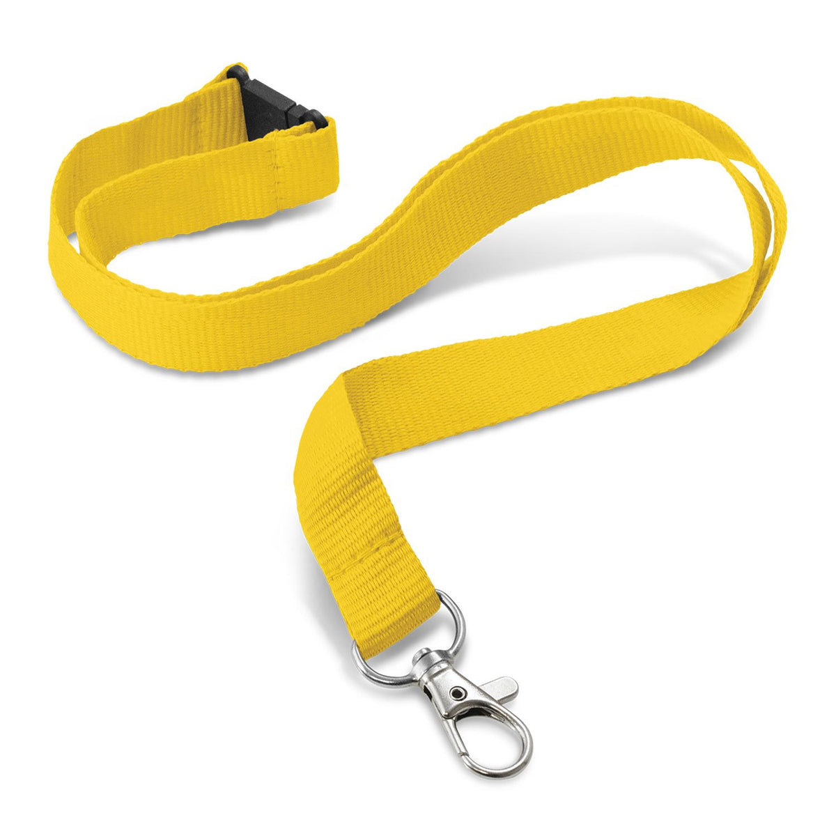 Custom Printed Lanyard - 16mm - Yellow