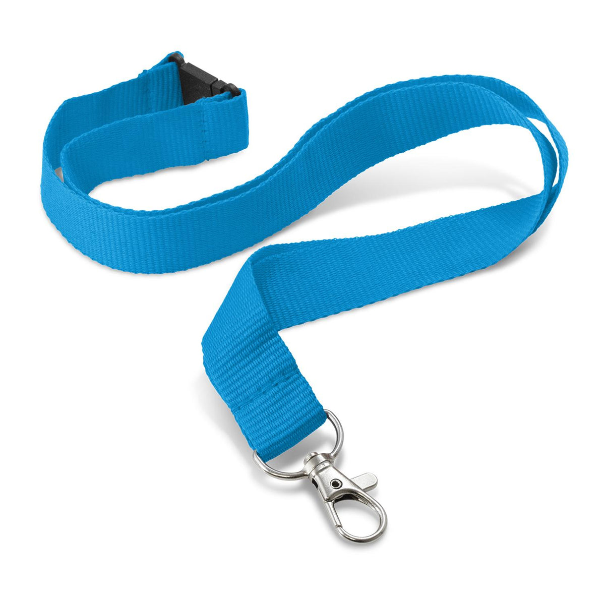 Custom Printed Lanyard - 20mm - Light Blue