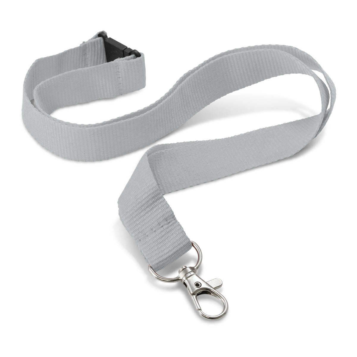 Custom Printed Lanyard - 20mm - Grey
