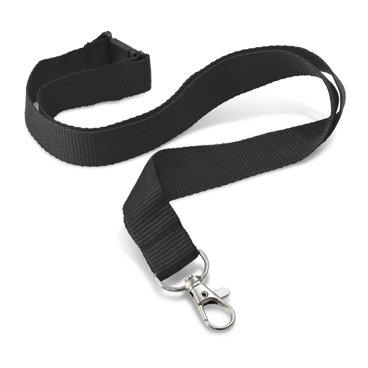 Custom Printed Lanyard - 24mm - Black