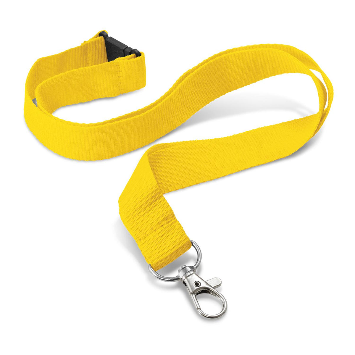 Custom Printed Lanyard - 24mm - Yellow