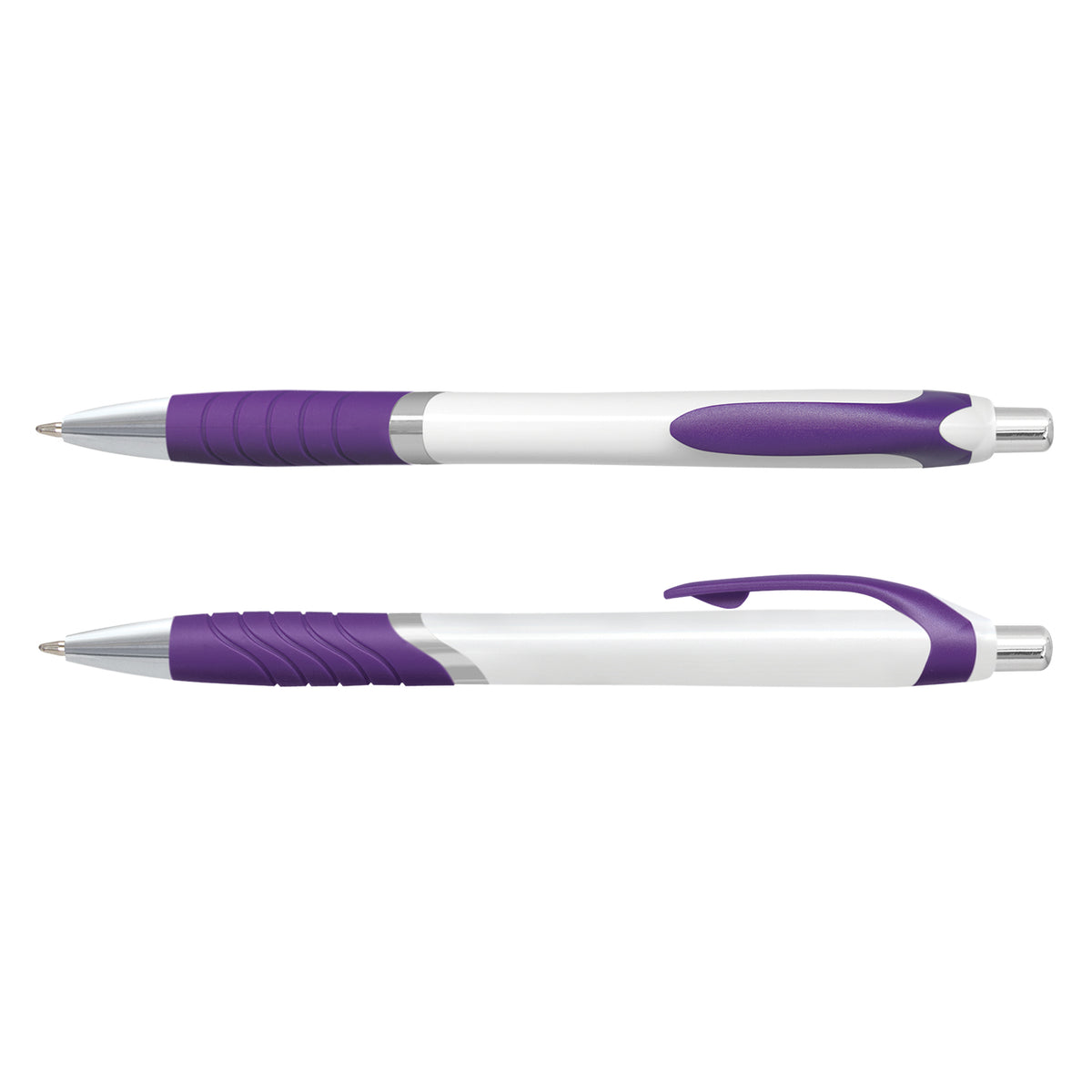 Jet Pen -  White Barrel - Purple