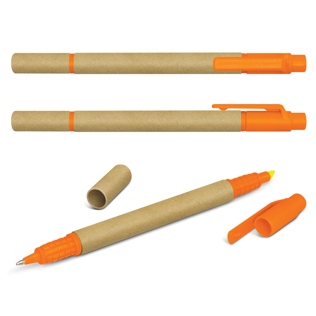 Kraft Pen Highlighter - Orange