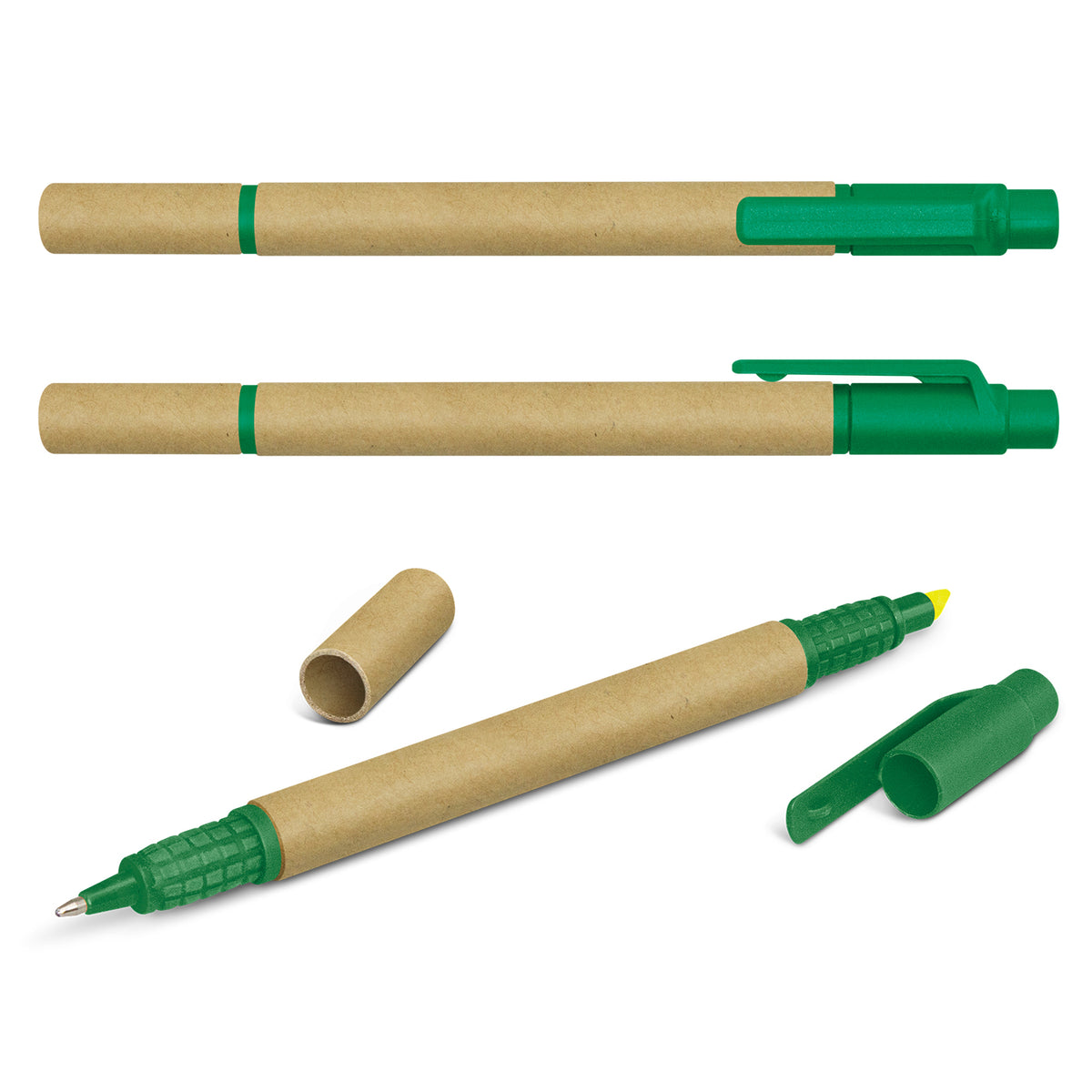 Kraft Pen Highlighter - Green