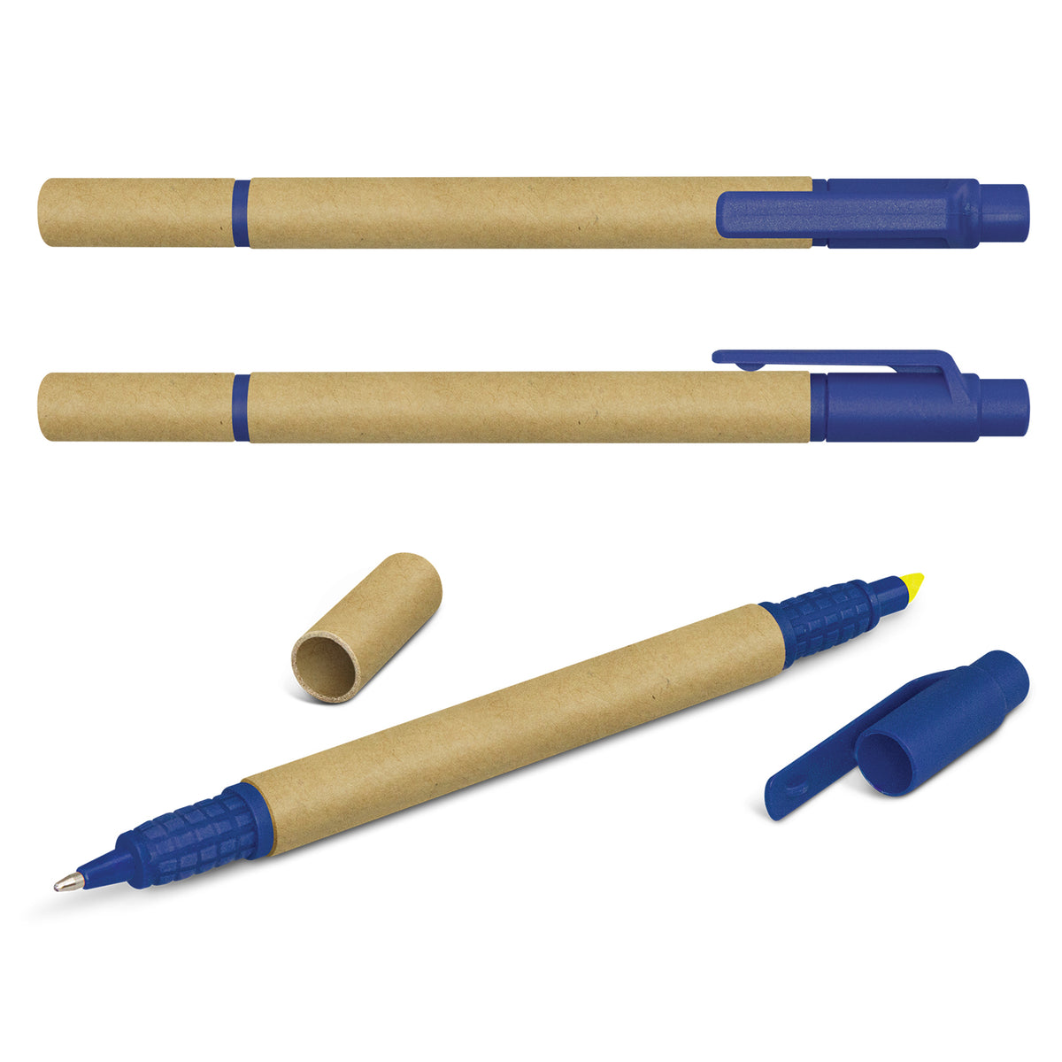 Kraft Pen Highlighter - Blue